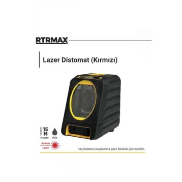 RTRMAX RTM052 Kırmızı 15 mt Dikey Yatay Lazer Distomat