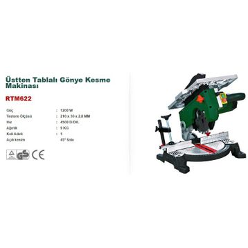 RTRMAX RTM622 Gönye Kesme Makinesi