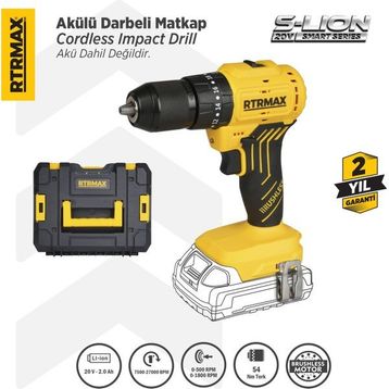 RTRMAX RTS5012B Solo Akülü Darbeli Matkap