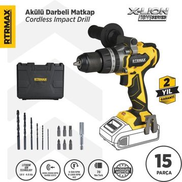 RTRMAX RTX3010B Şarjlı Darbeli Matkap