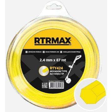 RTRMAX RTY445 3,5 mm x825 mt Sarı Altıköşe Tırpan Misinası