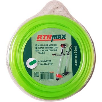 RTRMAX RTY530 3.0 mm x56 mt Yeşil Yuvarlak Tırpan Misinası