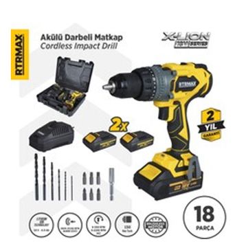 RTRMAX X-Lion RTX3010 Akülü Darbeli Matkap