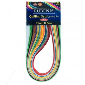Rubenis 7800 16 Renk 39 Cm 120'li Quilling Kağıdı
