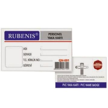 Rubenis QN-001 Yaka Kartı