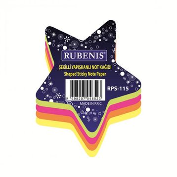 Rubenis RPS115 Yıldız Desenli Not Kağıdı