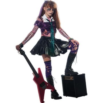 Rubies Rakçı Zombi Kız 4-6 Yaş Çocuk Kostümü