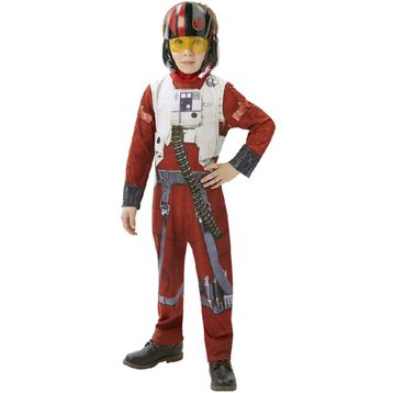 Rubies Star Wars Episode 7 Poe X-Wing Fighter Klasik 5-6 Yaş Kostüm