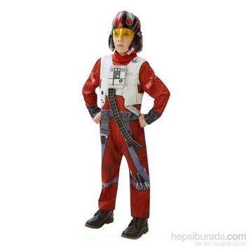 Rubies Star Wars Episode 7 Poe X-Wing Fighter Lüks 5-6 Yaş Kostüm