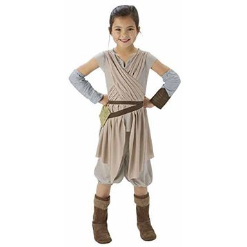 Rubies Star Wars Episode 7 Rey Lüks 5-6 Yaş Kostüm
