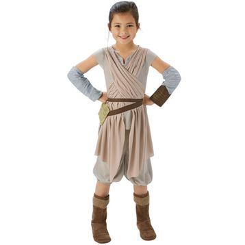 Rubies Star Wars Episode 7 Rey Lüks 5-6 Yaş Kostüm