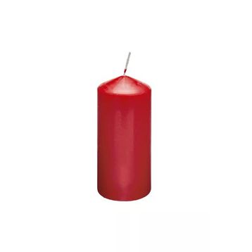 RubinLicht 150x75 mm Kırmızı Silindir Mum