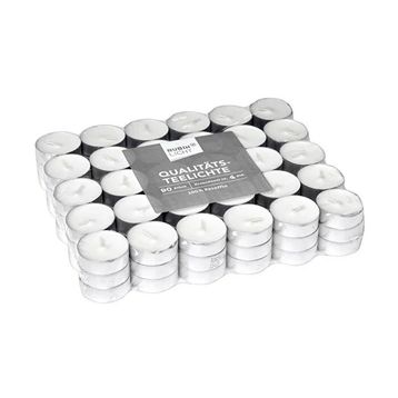 RubinLicht Beyaz 4 Saat 90'lı Tealight Mum