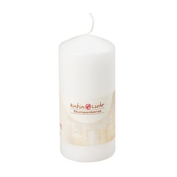 RubinLicht Silindir 150x75 mm Beyaz Mum