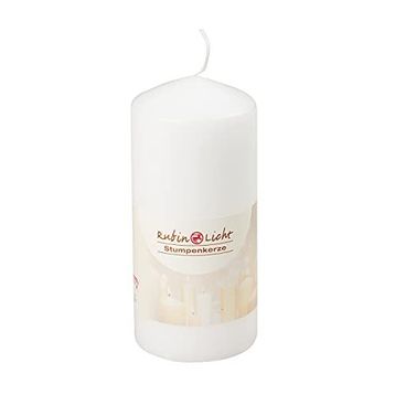 RubinLicht Silindir 150x75 mm Beyaz Mum