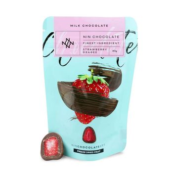Ruby 80 gr Çikolata Kaplı Kurutulmuş Çilek Draje