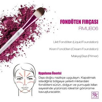 Ruby Kisses Fondöten Fırçası