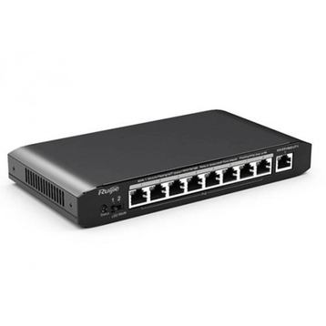 Ruijie Reyee RG-ES109G-LP-L 9 Portlu 8 Gigabit Port Poe 54W Tak Çalıştır Switch