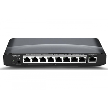 Ruijie Reyee RG-ES109G-LP-L 9 Portlu 8 Gigabit Port Poe 54W Tak Çalıştır Switch