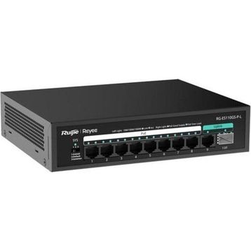 Ruijie Reyee RG-ES110GS-P-L 10 Port 10/100/1000 Mbps Gigabit PoE Switch