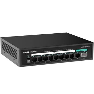 Ruijie Reyee RG-ES110GS-P-L 10 Port 10/100/1000 Mbps Gigabit PoE Switch