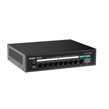 Ruijie Reyee RG-ES110GS-P-L 10 Port 10/100/1000 Mbps Gigabit PoE Switch