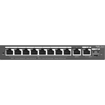 Ruijie Reyee RG-ES210GS-P 8 Port Gigabit 1XRJ45 2XGB SFP Uplink 120W Poe Combo Switch