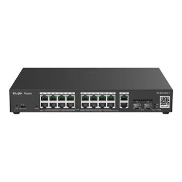 Ruijie Reyee RG-ES220GS-P 16 Port Gigabit 2XGB RJ45 SFP Uplink Cloud Yönetilebilir 240W Poe Switch