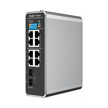 Ruijie Reyee RG-NIS2100-8GT2SFP-HP 8 Port 10/100/1000 PoE 240W +2SFP Endüstriyel Switch