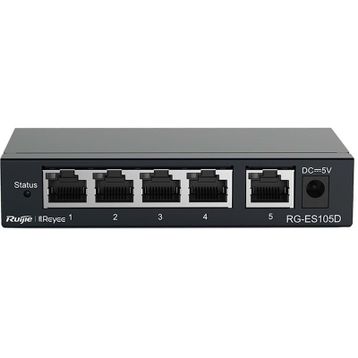 Ruijie RG-ES105D 5 Port 10-100 Mpbs Metal Kasa Switch