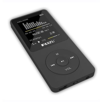 Ruizu X02 Ultra İnce 8 GB Siyah FM Radyo