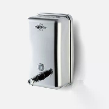 Rulopak 1000 ml Mat Paslanmaz Sıvı Yatay Sabun Dispenseri