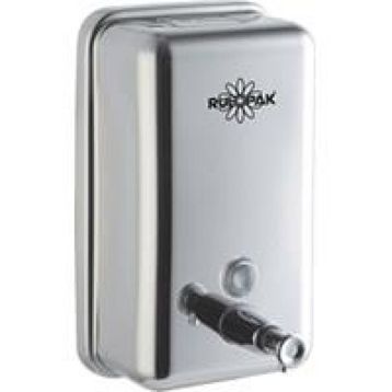 Rulopak 1000 ml Mat Paslanmaz Sıvı Yatay Sabun Dispenseri