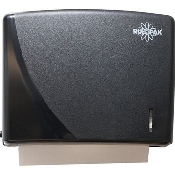 Rulopak 200'lü Siyah Modern Z Katlı Banyo Mutfak Kağıt Havluluk Dispenseri Aparatı