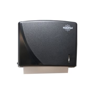 Rulopak 200'lü Siyah Modern Z Katlı Banyo Mutfak Kağıt Havluluk Dispenseri Aparatı