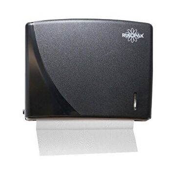 Rulopak 200'lü Siyah Modern Z Katlı Banyo Mutfak Kağıt Havluluk Dispenseri Aparatı