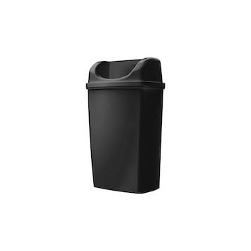 Rulopak 25 lt Duvara Monte Siyah Çöp Kovası