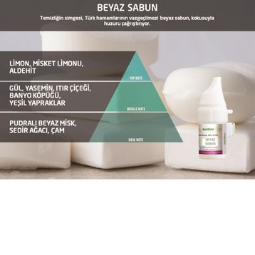 Rulopak M5-M6 Beyaz Sabun Hamam 100 ml Koku Kartuşu