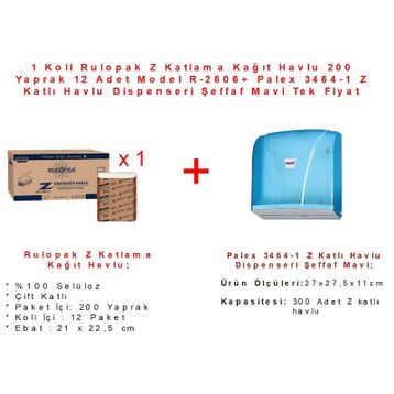 Rulopak R-1301 21 cm Transparan Beyaz Sensörlü Kağıt Havlu Makinesi