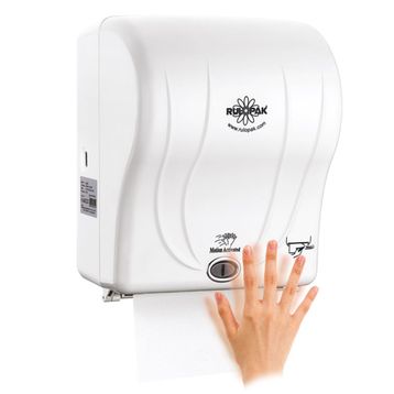 Rulopak R-1301 21 cm Transparan Beyaz Sensörlü Kağıt Havlu Makinesi