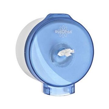 Rulopak R-3015 Mavi Modern Cimri İçten Çekmeli Tuvalet Kağıdı Dispenseri Transparan