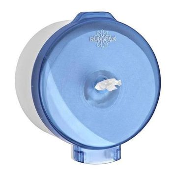 Rulopak R-3015 Mavi Modern Cimri İçten Çekmeli Tuvalet Kağıdı Dispenseri Transparan