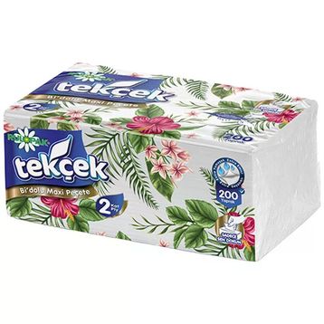 Rulopak Tekçek Bi'Dolu Maxi 2 Katlı 200 Yaprak Peçete