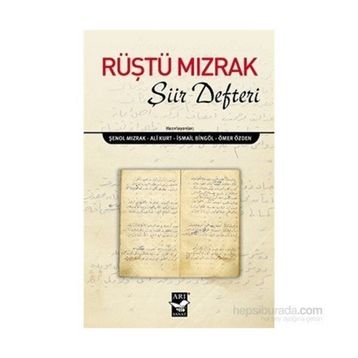 Rüştü Mızrak Şiir Defteri - Rüştü Mızrak