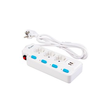 Rutter FRA-105U 1.5 m 16 A /4000 Akım Korumalı Usb Grup Priz