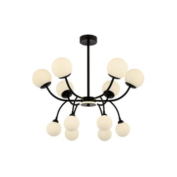 Ruum Store AV-60386-12BSY Siyah Boyalı Modern Avize
