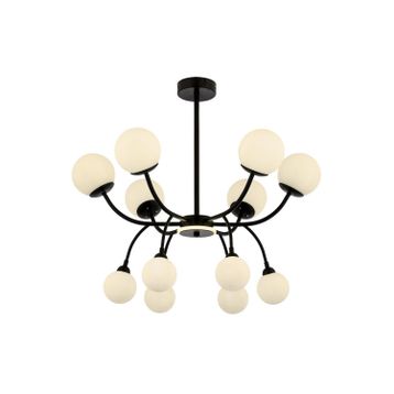 Ruum Store AV-60386-12BSY Siyah Boyalı Modern Avize
