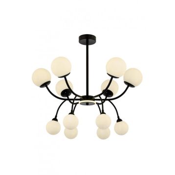 Ruum Store AV-60386-12BSY Siyah Boyalı Modern Avize