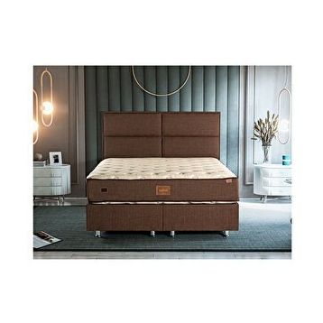 Ruum Store Violet Yatak Seti 150x200 cm Çift Kişilik Yatak Baza Başlık Takımı Orta Sert Yatak Mor Baza ve Başlığı