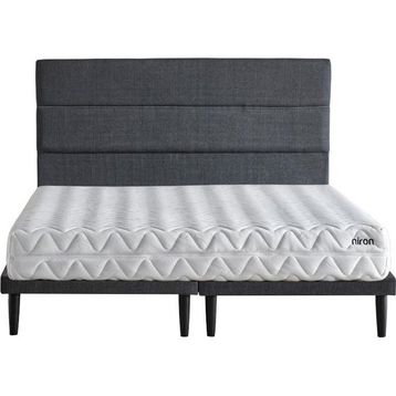 Ruum Store Violet Yatak Seti 160x200 cm Çift Kişilik Yatak Baza Başlık Takımı Orta Sert Yatak Mor Baza ve Başlığı